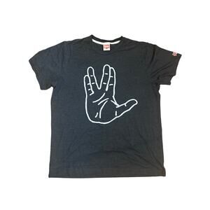 Homage Spock Star Trek T-shirt Size Medium Live Long and Prosper